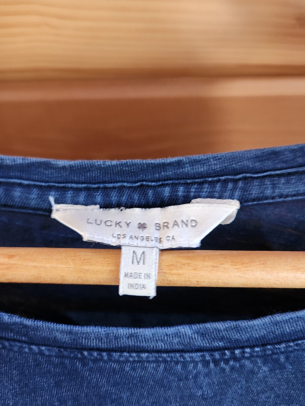 Lucky Brand Washed Indigo Short-Sleeve Tee - Picture 2 of 3
